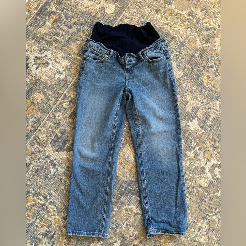 Gap maternity cheeky straight jeans